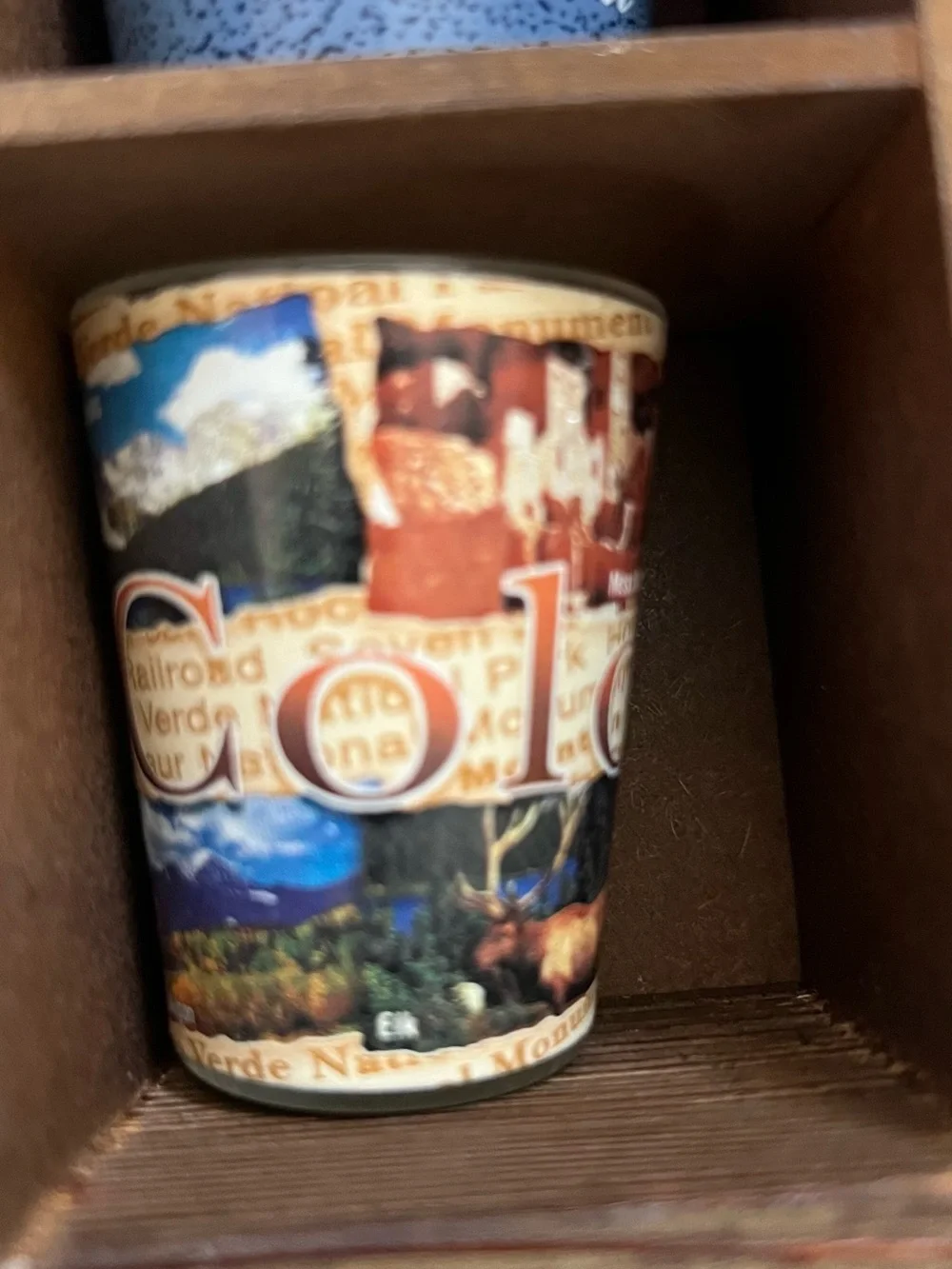 Colorado Souvenir Ceramic Shot Glass - Multicolor